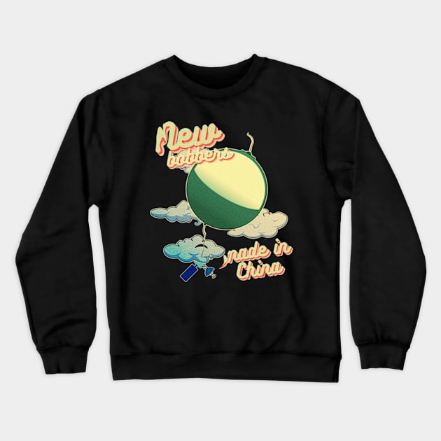 Bobber in a shape of balloon Crewneck Sweatshirt by GraphGeek